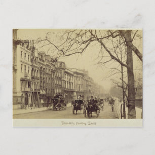Carte Postale Piccadilly facing East (sepia photo)
