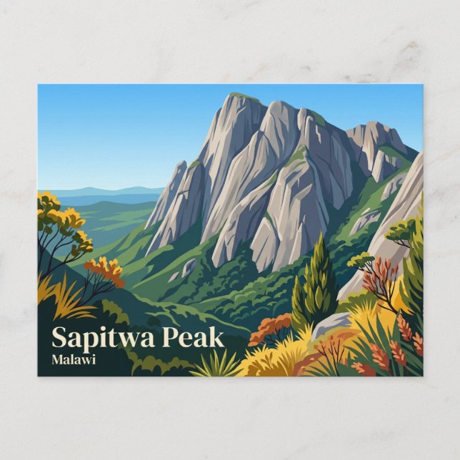 Carte Postale Pichet Sapitwa Malawi (Devant)