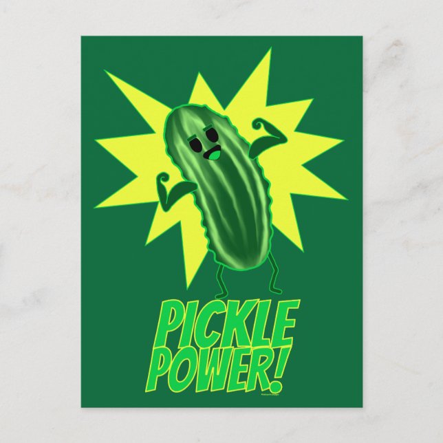 Carte Postale Pickle Power ! (Devant)