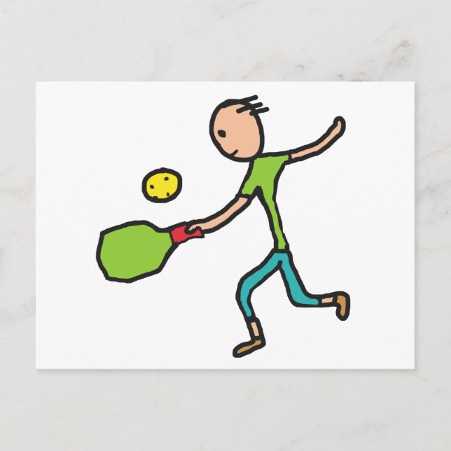 Carte Postale Pickleball (Devant)