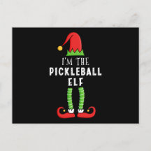 Pickleball elf Noël jumelé cadeau de famille