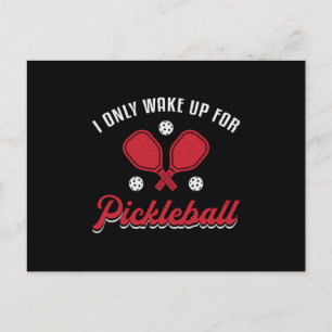 Carte Postale Pickleball Je Ne Me Réveille Que Pour Pickleball P