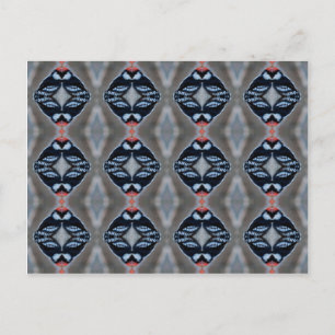 Carte Postale Picoreur à dos noir mâle à motif