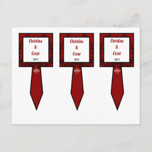 Carte Postale Pics à cupcake ornés de couleur rouge cramoisi