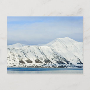 Carte Postale Pics enneigés Woodfjord Svalbard 2