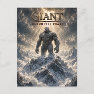 Carte Postale Pics géants de Cloudstep Peaks Dark Cinema