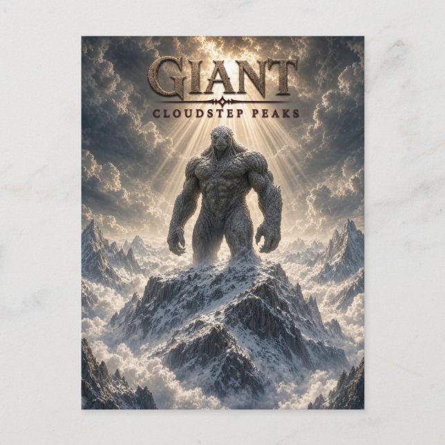 Carte Postale Pics géants de Cloudstep Peaks Dark Cinema (Devant)