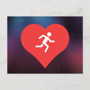 Carte Postale Pictogramme du Marathon