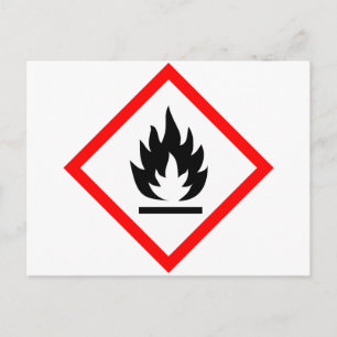 Carte Postale Pictogramme [inflammable]