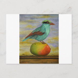 Carte Postale Pie Sur Un Mango