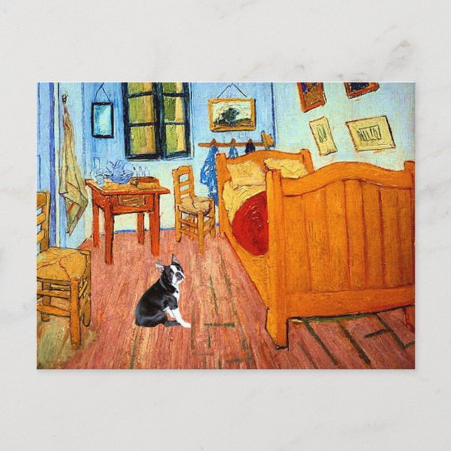 Carte Postale Pièce - Boston Terrier #4 (Devant)