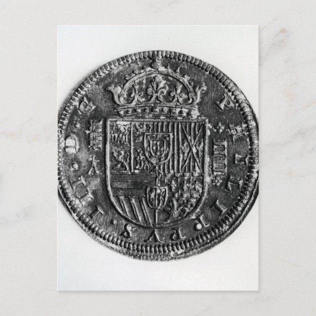 Carte Postale Pièce en argent (Devant)