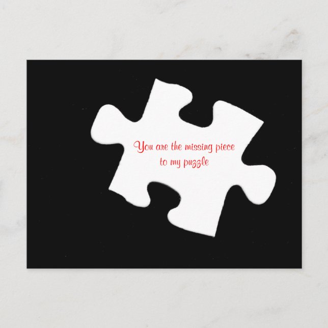 Carte postale Pièce manquante (Devant)