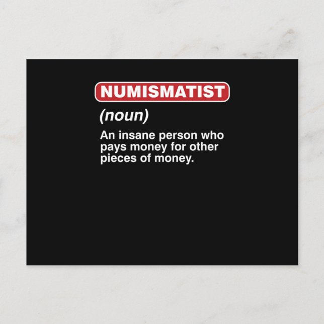 Carte Postale Pièces Collectionneurs de Monnaies Marchands Jeton (Devant)