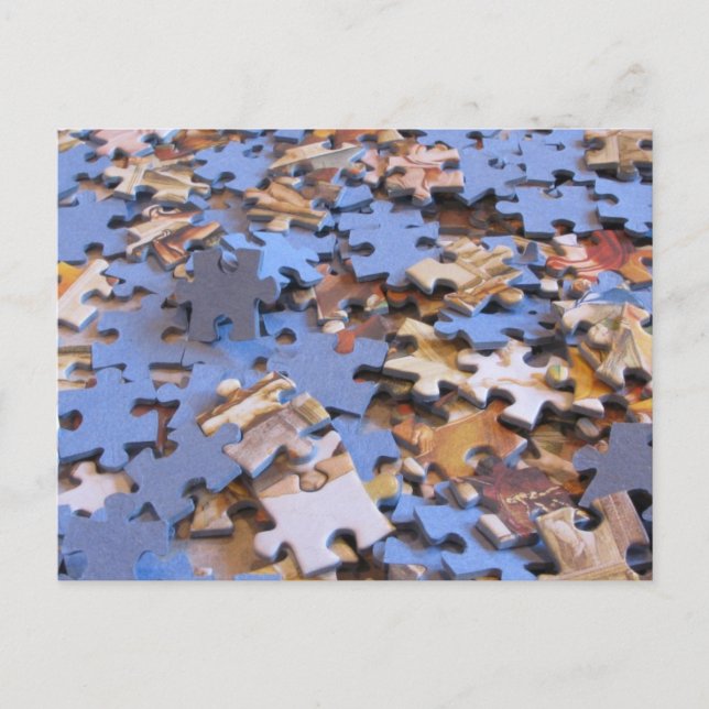 Carte Postale Pièces de puzzle (Devant)