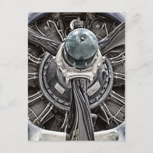 Carte Postale Pièces vintages de l'avion