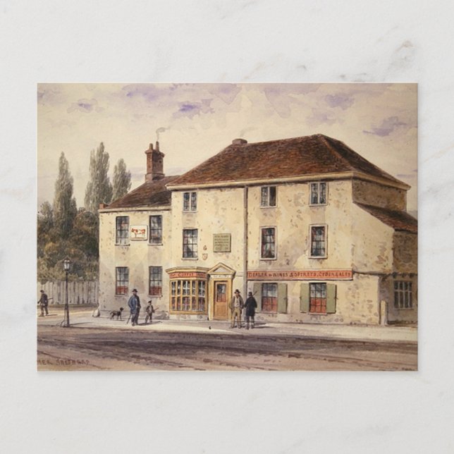 Carte Postale Pied Bull Public House, 1848 (Devant)