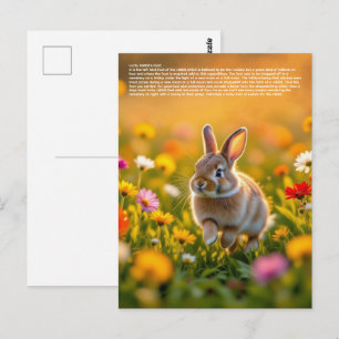 Carte Postale Pied de lapin chanceux