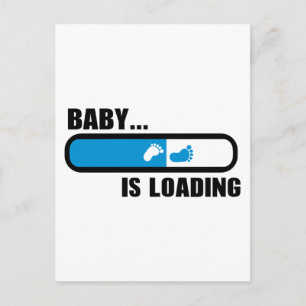 Carte Postale Pieds de chargement pour bébé