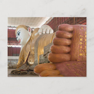 Carte Postale Pieds de statue de Bouddha