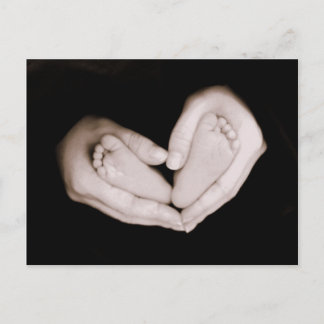 Carte Postale Pieds du coeur