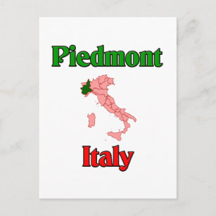 Carte Postale Piémont Italie
