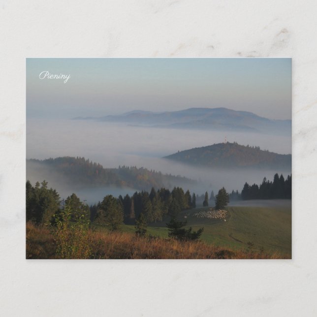 Carte Postale Pieniny automne (Devant)
