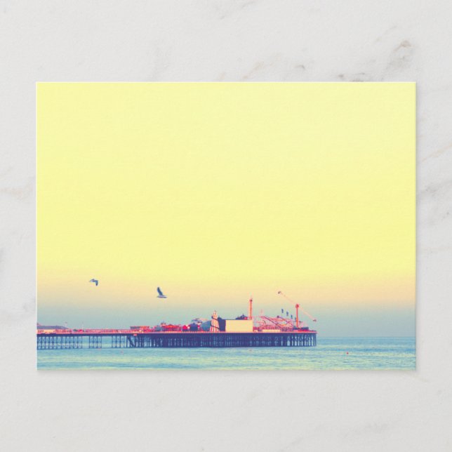 Carte Postale Pier de Brighton, Royaume-Uni (Devant)