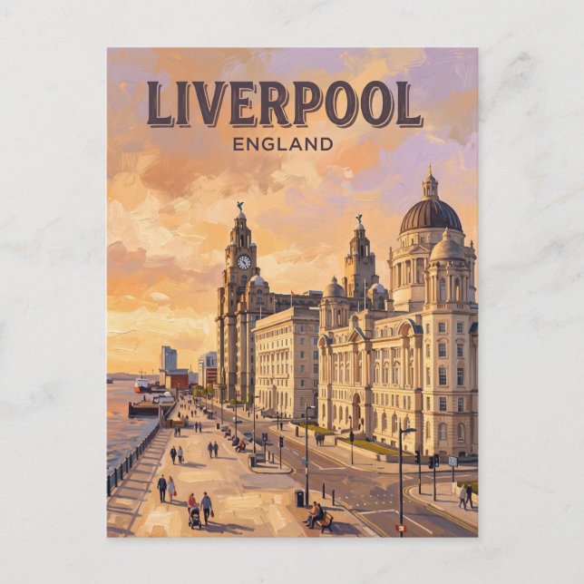 Carte Postale Pier Head Angleterre (Devant)