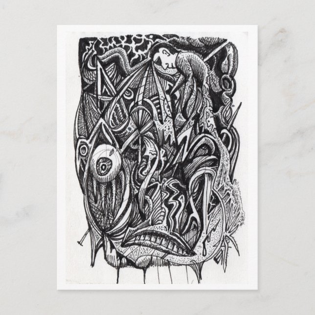 Carte Postale Pierced, par Brian Benson (Devant)