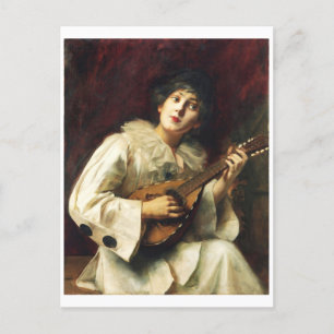Carte Postale Pierette Jouer la Lute par Paul De La Boulaye
