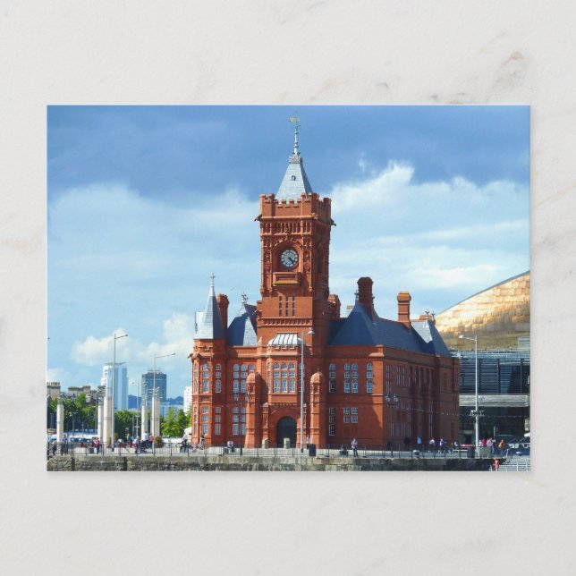 Carte Postale Pierhead Building, Cardiff, Pays de Galles, Royaum (Devant)