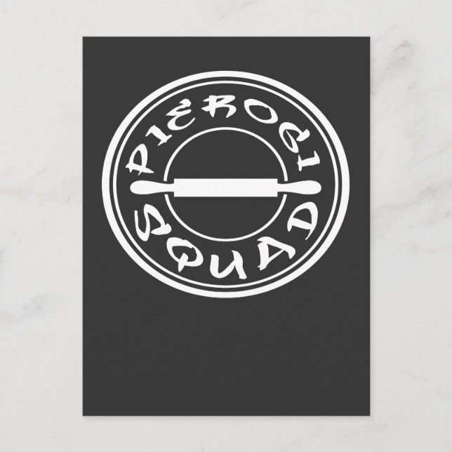 Carte Postale Pierogi Squad Cuisine polonaise (Devant)