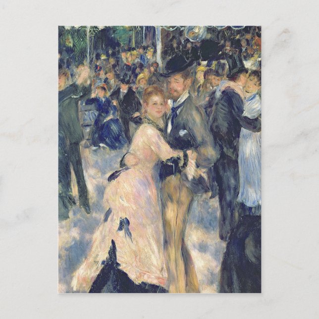 Carte Postale Pierre A Renoir | Boule au Moulin de la Galette (Devant)