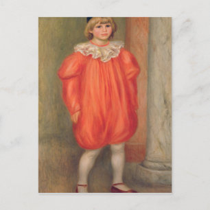 Carte Postale Pierre A Renoir   Claude Renoir en costume clown
