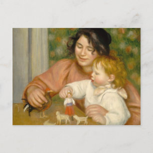 Carte Postale Pierre A Renoir   Enfant avec jouets