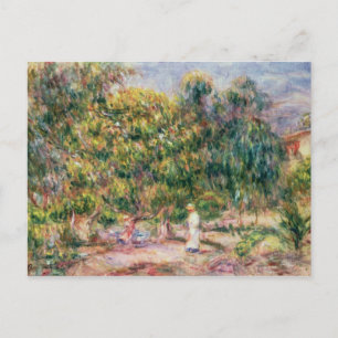 Carte Postale Pierre A Renoir   Femme dans le jardin des Colette