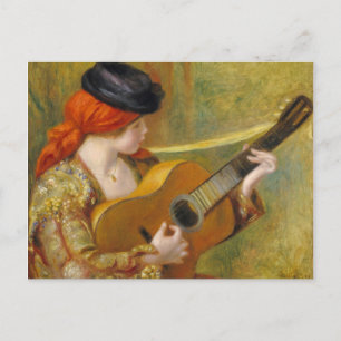 Carte Postale Pierre A Renoir   Jeune Espagnole avec une guitare
