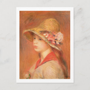 Carte Postale Pierre A Renoir   Jeune femme dans un Casquette