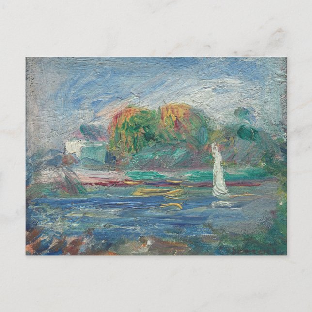 Carte Postale Pierre A Renoir | La Rivière Bleue (Devant)