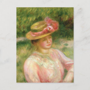 Carte Postale Pierre A Renoir   Le Casquette de paille