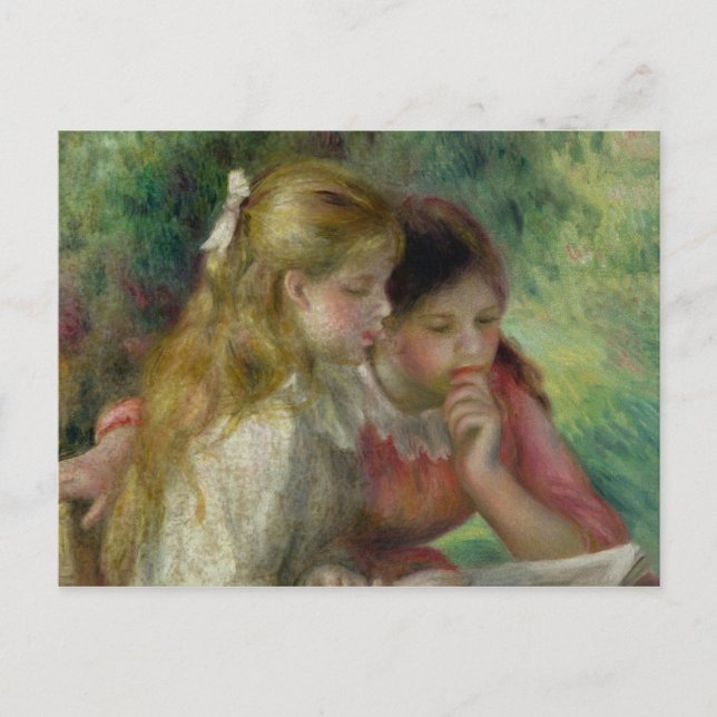 Carte Postale Pierre A Renoir | Lecture (Devant)