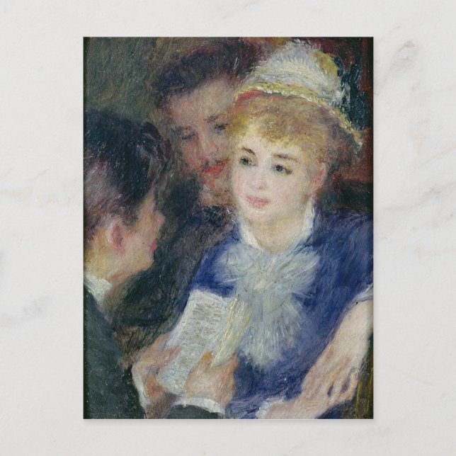 Carte Postale Pierre A Renoir | Lecture du rôle (Devant)