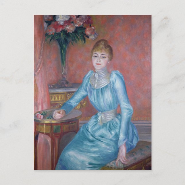 Carte Postale Pierre A Renoir | Madame de Bonnieres (Devant)