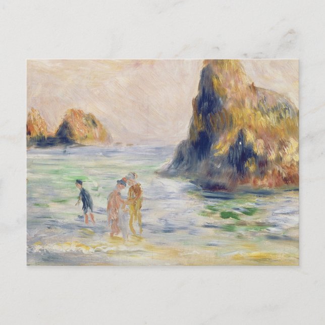 Carte Postale Pierre A Renoir | Moulin Huet Bay, Guernesey (Devant)