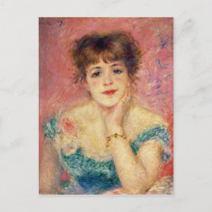 Carte Postale Pierre A Renoir   Portrait de Jeanne Samary