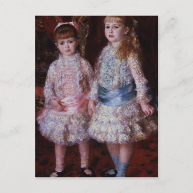Carte Postale Pierre A Renoir | Rose et Bleu (Devant)