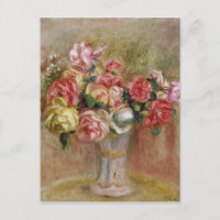 Pierre A Renoir | Roses dans un vase Sevres