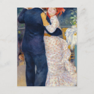 Carte Postale Pierre A Renoir Une danse dans le pays