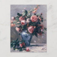 Pierre A Renoir | Vase de Roses